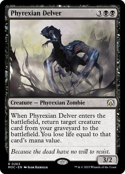Phyrexian Delver, Commander: March of the Machine 263