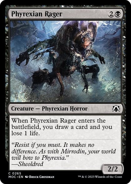 Phyrexian Rager, Commander: March of the Machine 265