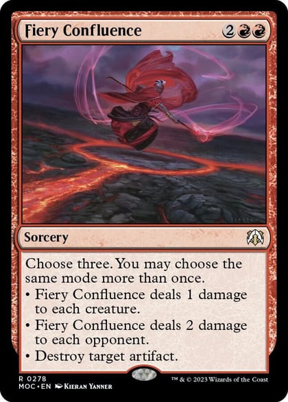 Fiery Confluence, Commander: March of the Machine 278