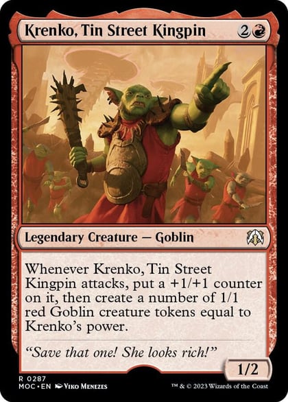 Krenko, Tin Street Kingpin, Commander: March of the Machine 287
