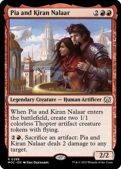 Pia and Kiran Nalaar, Commander: March of the Machine 288