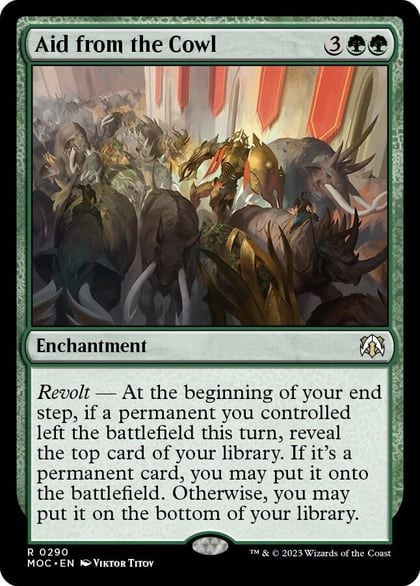 Aid from the Cowl, Commander: March of the Machine 290