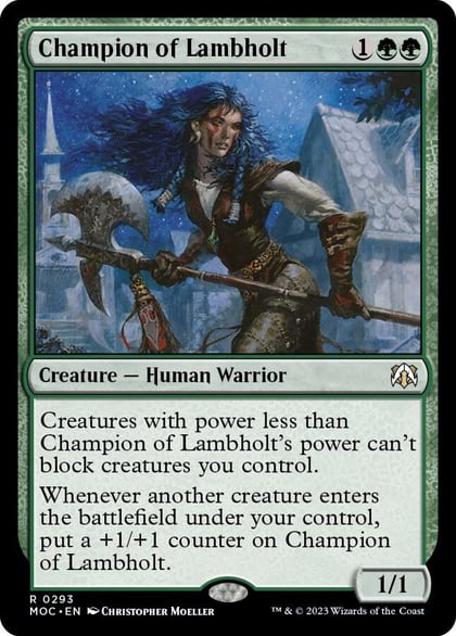 Champion of Lambholt, Commander: March of the Machine 293