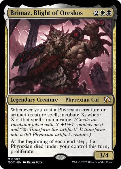 Brimaz, Blight of Oreskos, Commander: March of the Machine 2