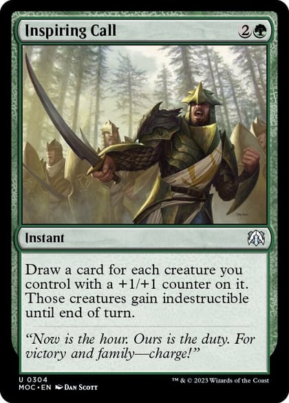 Inspiring Call, Commander: March of the Machine 304