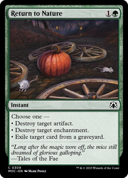 Return to Nature, Commander: March of the Machine 309