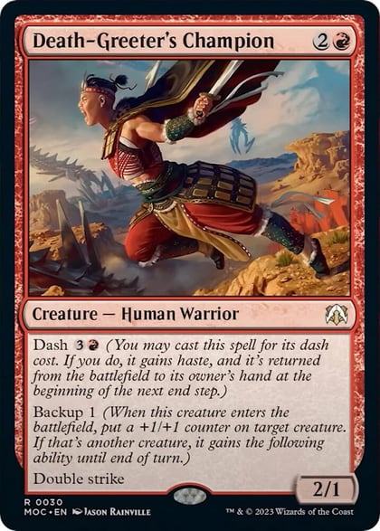 Death-Greeter's Champion, Commander: March of the Machine 30