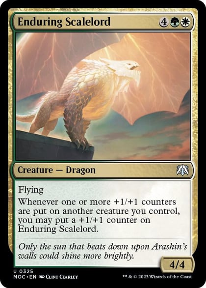 Enduring Scalelord, Commander: March of the Machine 325