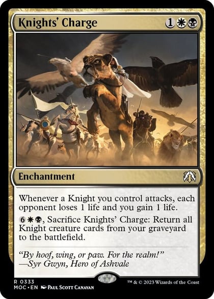 Knights' Charge, Commander: March of the Machine 333