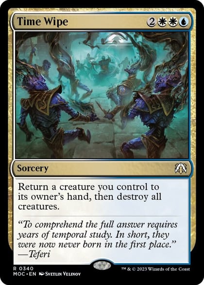 Time Wipe, Commander: March of the Machine 340