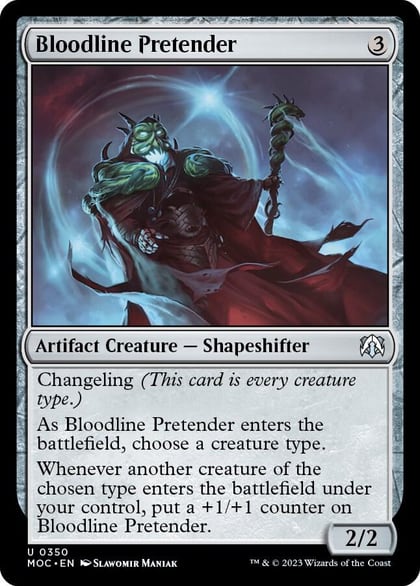 Bloodline Pretender, Commander: March of the Machine 350