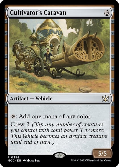 Cultivator's Caravan, Commander: March of the Machine 354