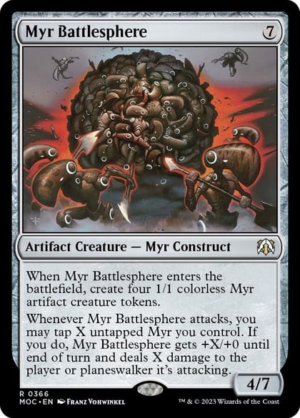 Myr Battlesphere, Commander: March of the Machine 366