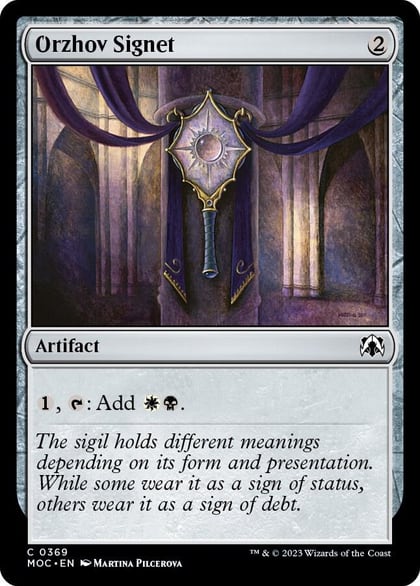 Orzhov Signet, Commander: March of the Machine 369