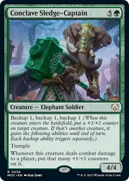 Conclave Sledge-Captain, Commander: March of the Machine 36