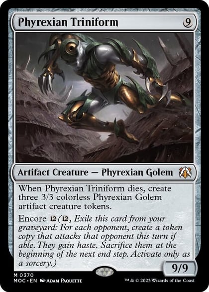 Phyrexian Triniform, Commander: March of the Machine 370