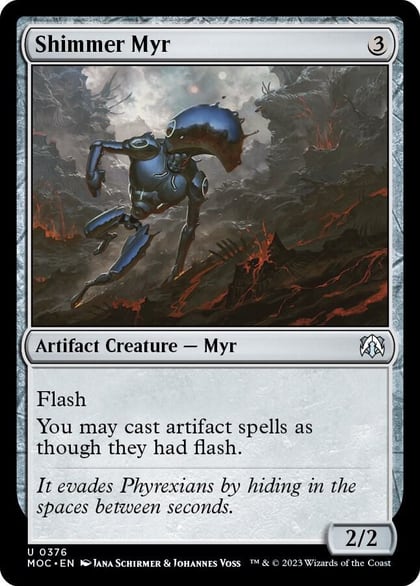 Shimmer Myr, Commander: March of the Machine 376