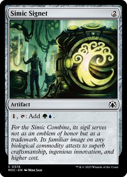 Simic Signet, Commander: March of the Machine 378