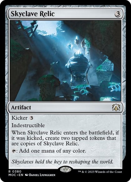 Skyclave Relic, Commander: March of the Machine 380