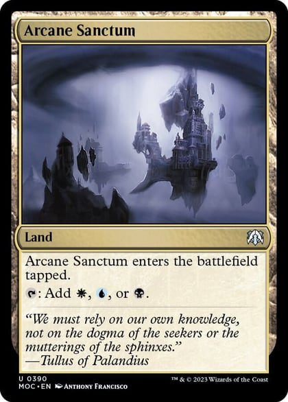 Arcane Sanctum, Commander: March of the Machine 390