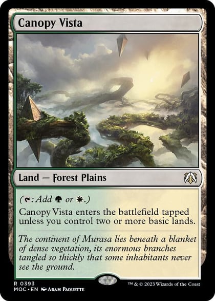 Canopy Vista, Commander: March of the Machine 393