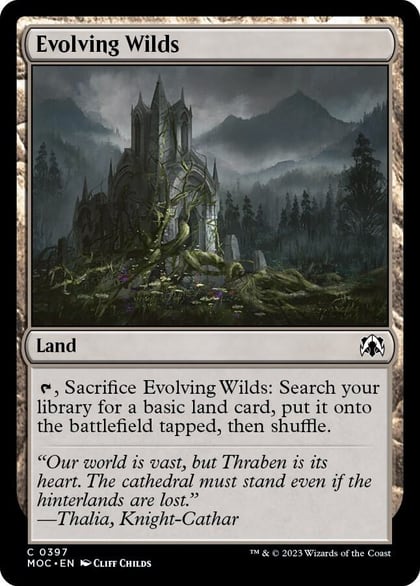 Evolving Wilds, Commander: March of the Machine 397