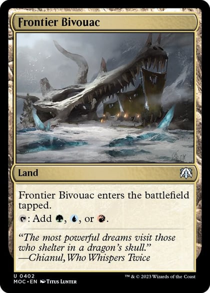 Frontier Bivouac, Commander: March of the Machine 402