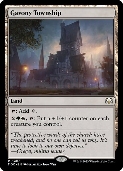 Gavony Township, Commander: March of the Machine 406