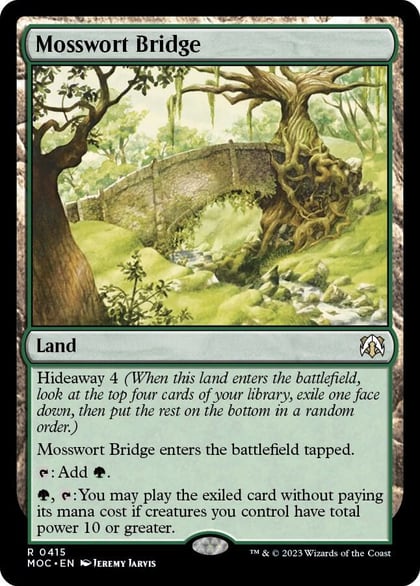 Mosswort Bridge, Commander: March of the Machine 415