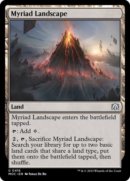 Myriad Landscape, Commander: March of the Machine 416