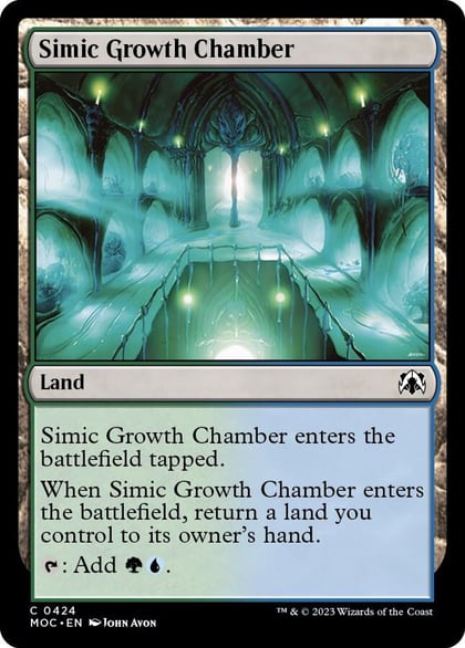Simic Growth Chamber, Commander: March of the Machine 424
