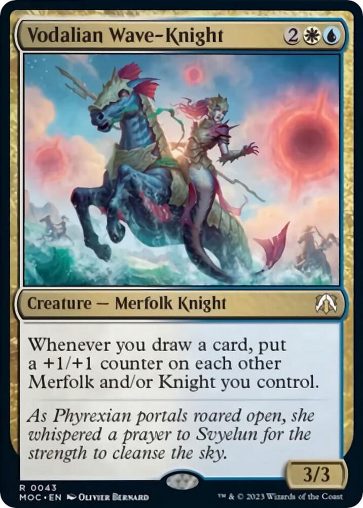 Vodalian Wave-Knight, Commander: March of the Machine 43