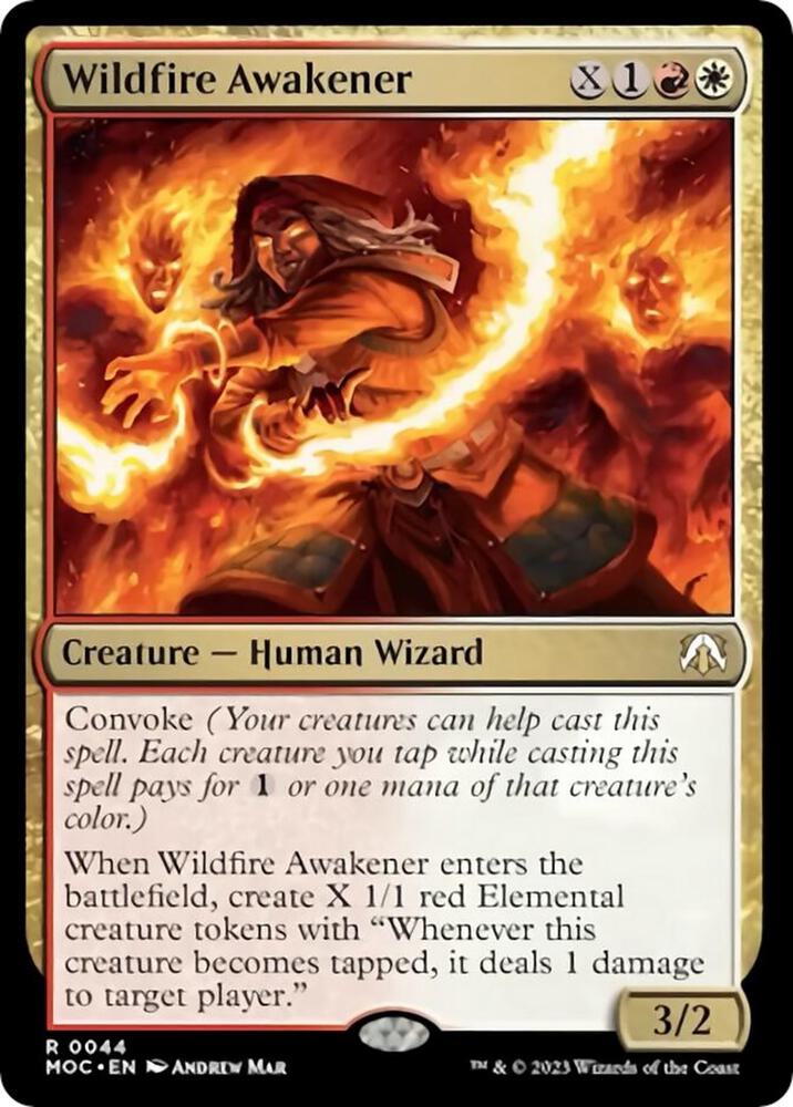 Wildfire Awakener, Commander: March of the Machine 44
