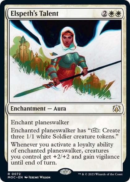 Elspeth's Talent, Commander: March of the Machine 72