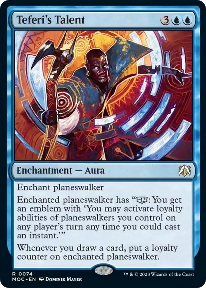 Teferi's Talent, Commander: March of the Machine 74