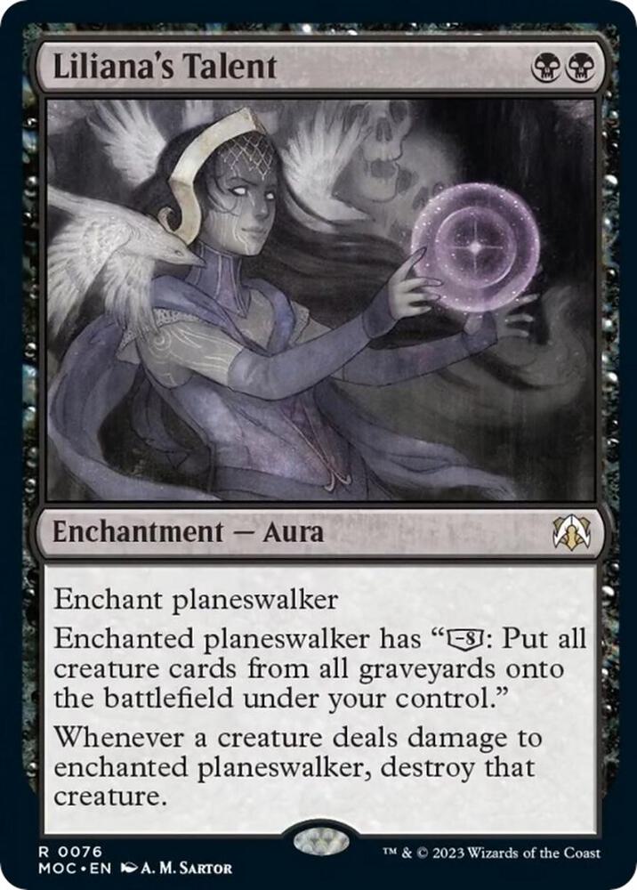 Liliana's Talent, Commander: March of the Machine 76