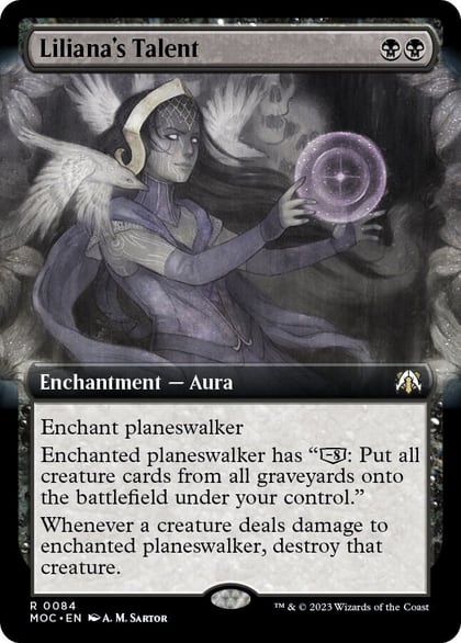 Liliana's Talent (Extended Art), Commander: March of the Machine 84