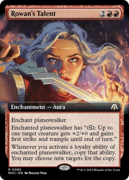 Rowan's Talent (Extended Art), Commander: March of the Machine 85