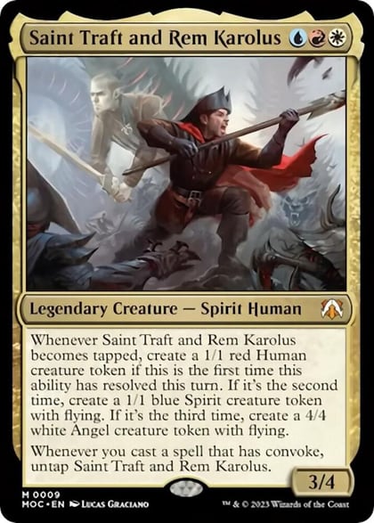 Saint Traft and Rem Karolus, Commander: March of the Machine 9