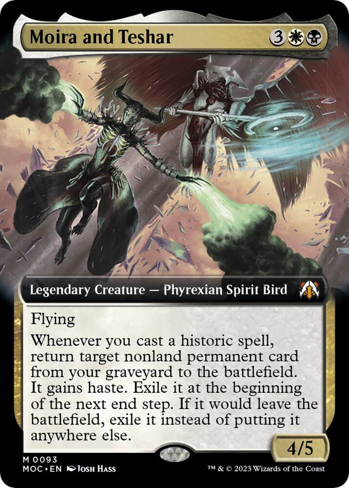 Moira and Teshar (Extended Art), Commander: March of the Machine 93