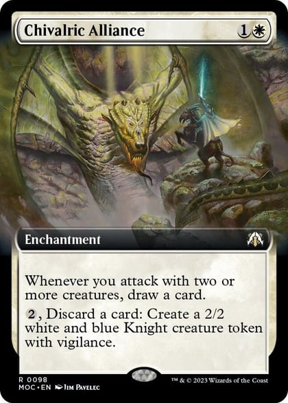 Chivalric Alliance (Extended Art), Commander: March of the Machine 98