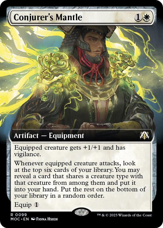 Conjurer's Mantle (Extended Art), Commander: March of the Machine 99