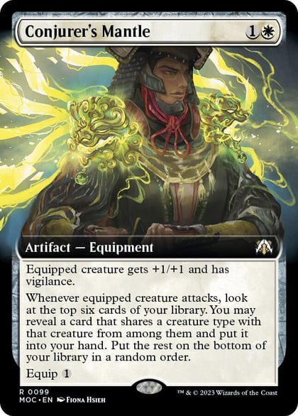 Conjurer's Mantle (Extended Art), Commander: March of the Machine 99