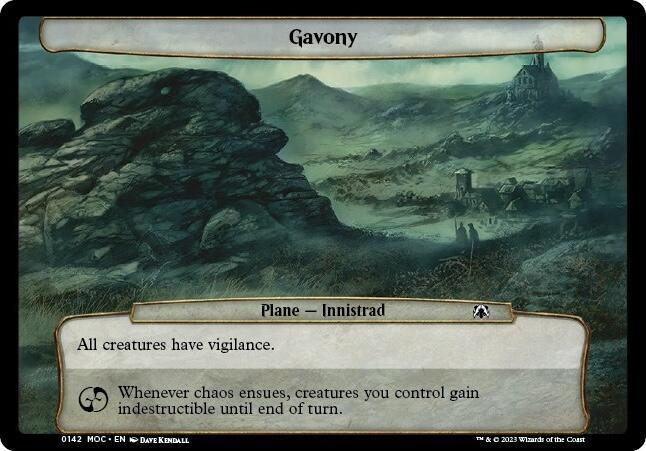 Gavony, Planechase: March of the Machine 142