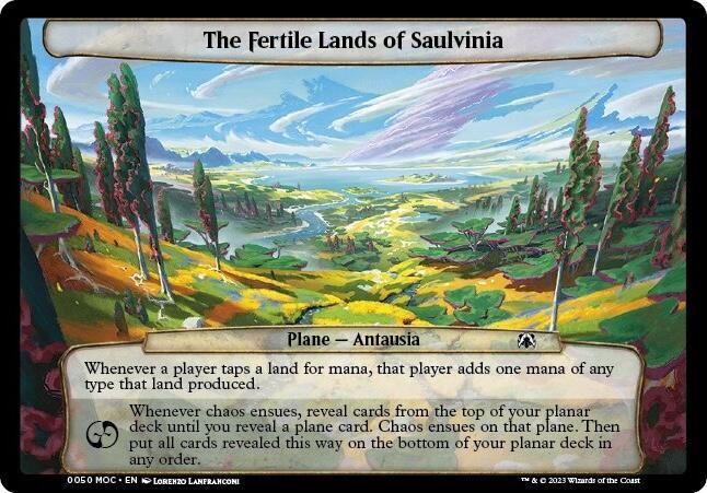 The Fertile Lands of Saulvinia, Planechase: March of the Machine 50