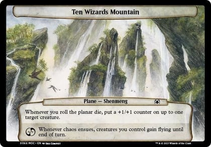 Ten Wizards Mountain, Planechase: March of the Machine 66