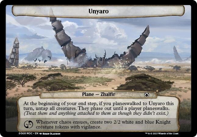 Unyaro, Planechase: March of the Machine 68