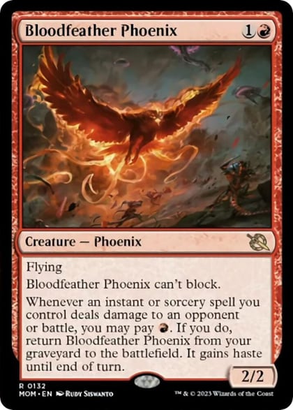 Bloodfeather Phoenix, March of the Machine 132