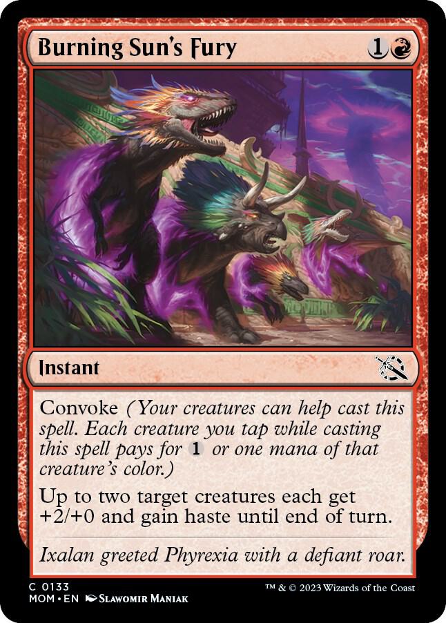 Burning Sun's Fury, March of the Machine 133