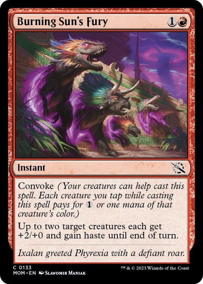 Burning Sun's Fury, March of the Machine 133